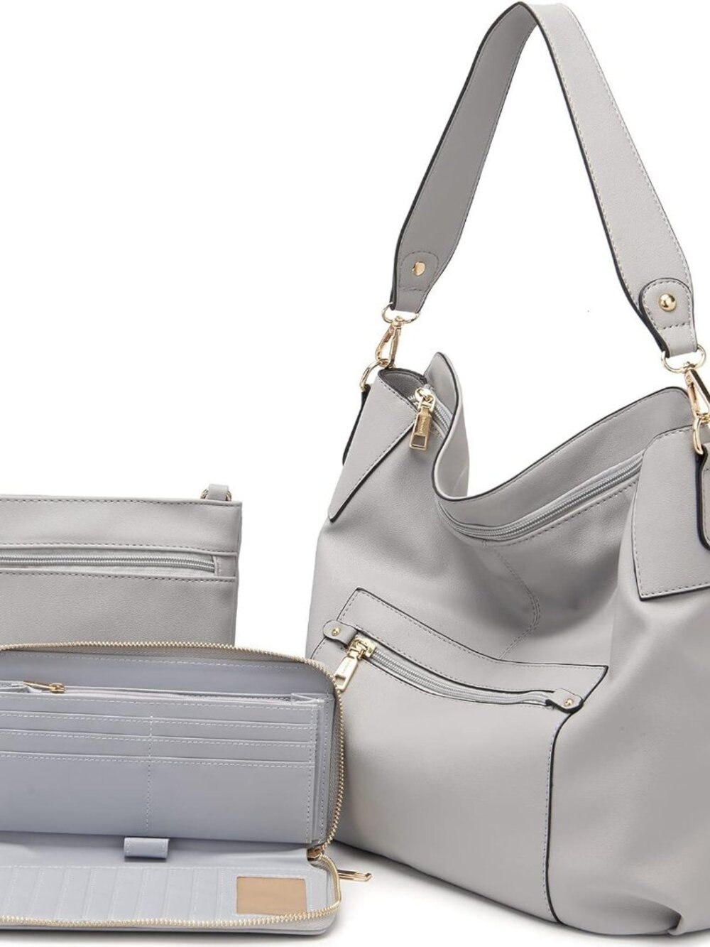 Large Crossbody Bags Ladies Shoulder Handbags Purse and Wallet Set for Women Tot
